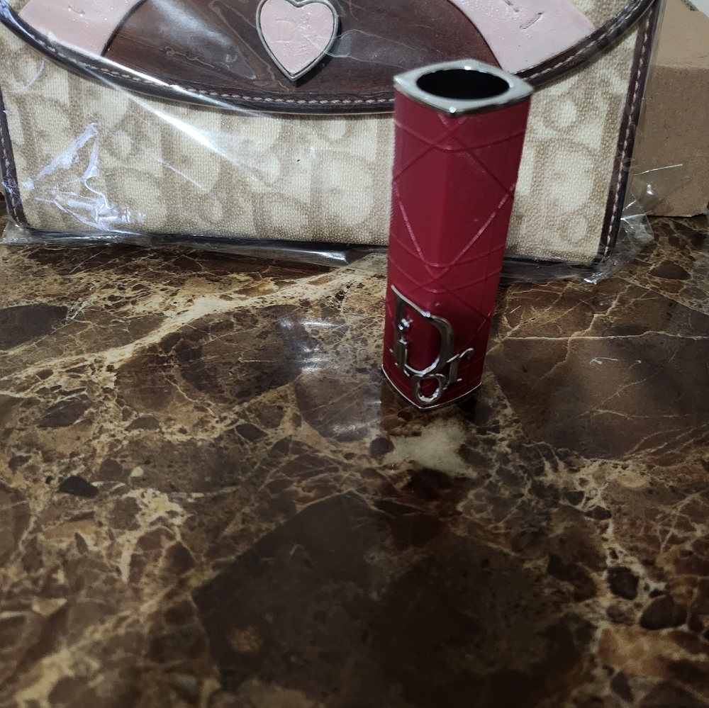 Dior Rouge Lipstick Holder/Case with Silver Accent New - Picture 8 of 8